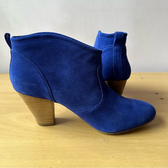 Brand New Blue Report Suede Boots Booties - Picture 16 of 16